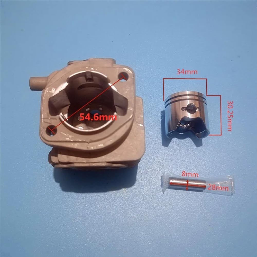 Kit de Juntas de Cilindro de Anillo de pistón 505 04 07-01 Compatible con Piezas de Repuesto de desbrozadoras y recortadoras G26L BC2610 y 226R 226RJ