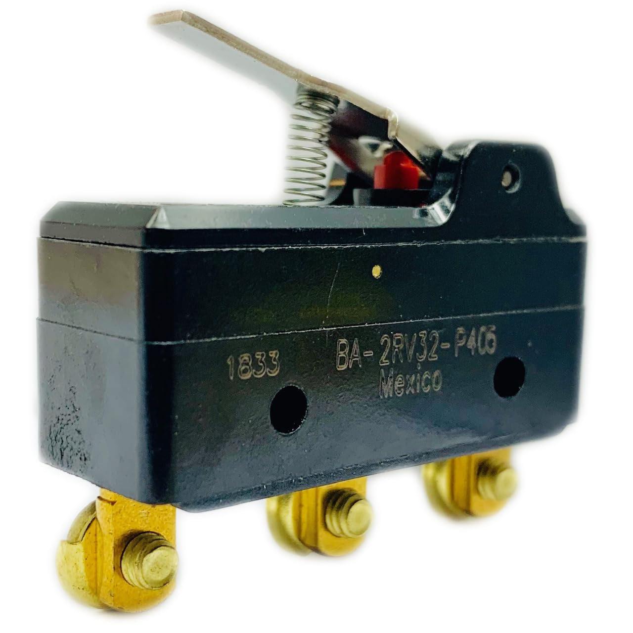 BA-2RV32-P405 Basic Snap Action Switches Straight Lever Screw 20A 250VAC 1.39N Screw Mount