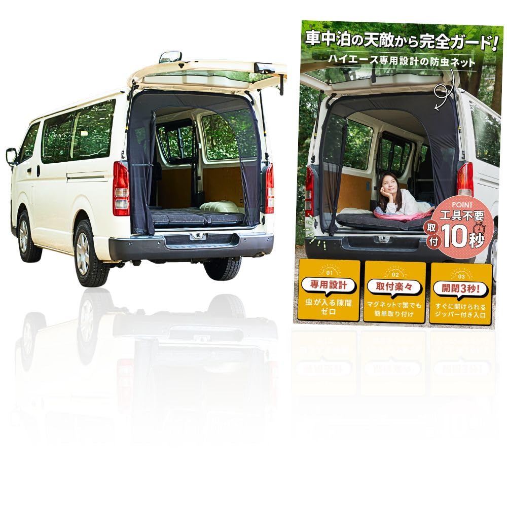 Amazon.co.jp: BROMGEAR ブロムギア ハイエース 200系 バックドア用