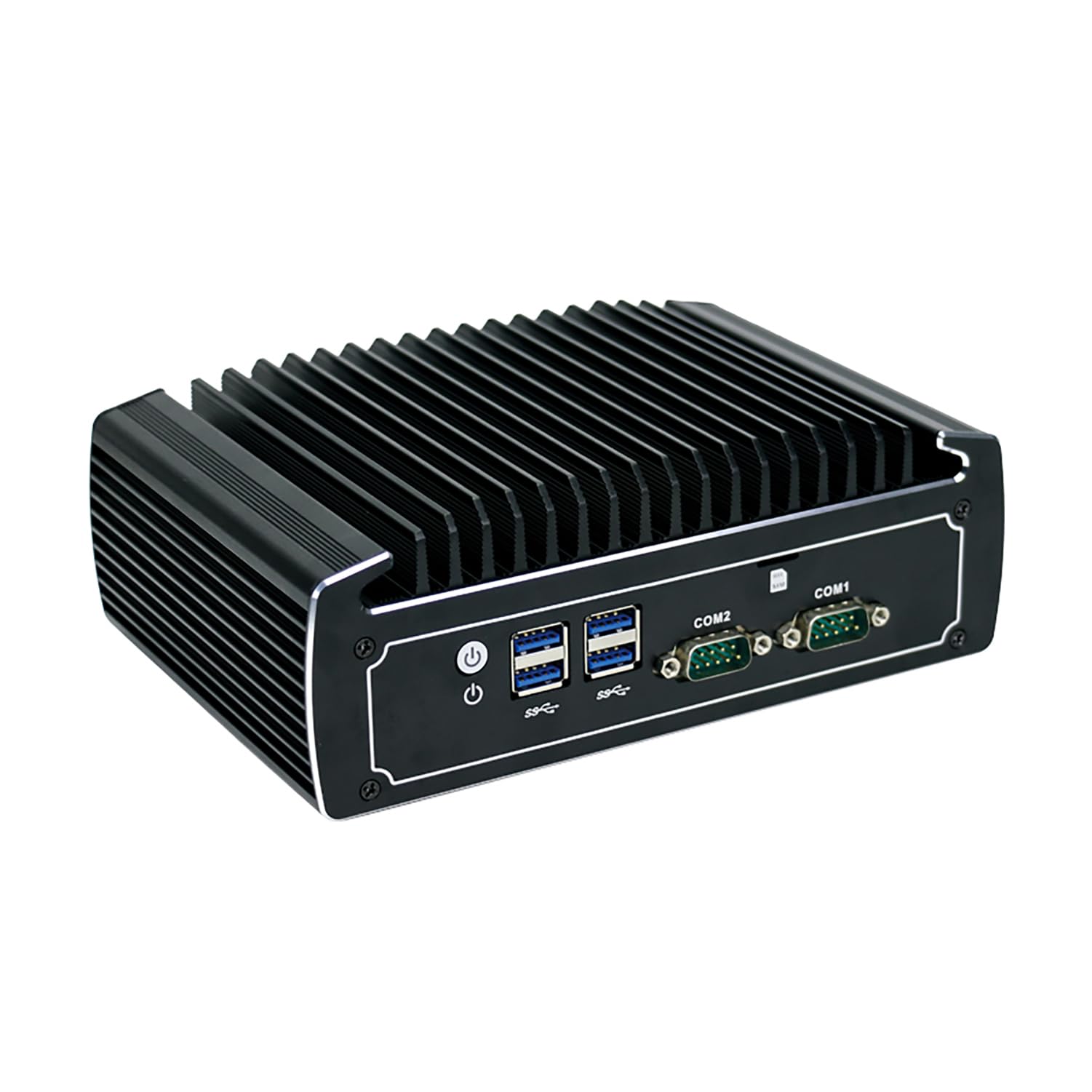 Base Plate Din Rail Mini PC, Industrial PC, Windows 11 or Linux Ubuntu, TPM2.0, I3 10110U, BX01, 2 x COM, SIM Slot, HDMI, DP, 2 x I210 LAN, WOL, PXE, Watchdog, 0 RAM, 0 Storage, Barebone No System