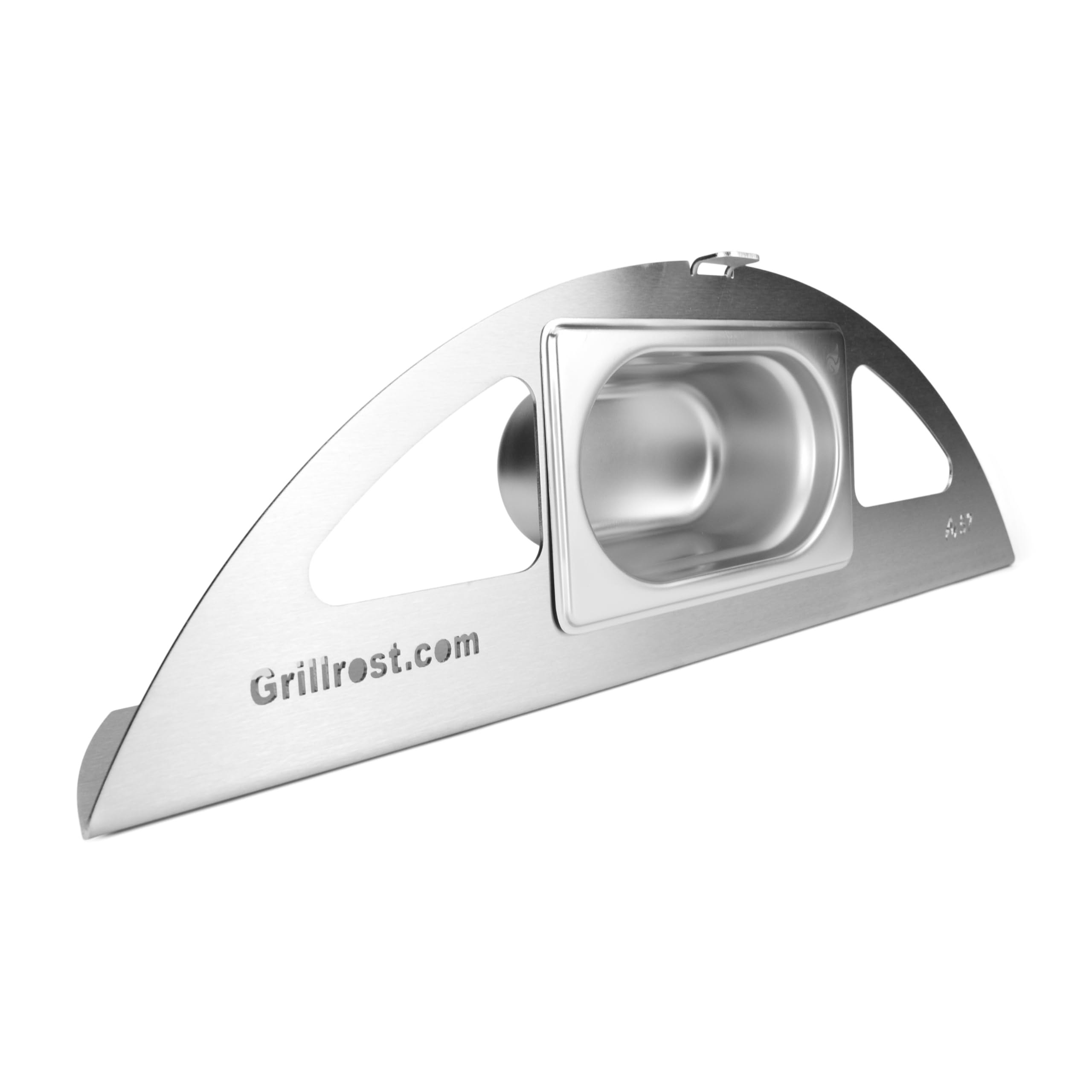 Grillrost.com Das Original Kugelsmoker für 57cm Weber Kugelgrills - Mach einen Smoker aus deinem Kugelgrill - Edelstahl -