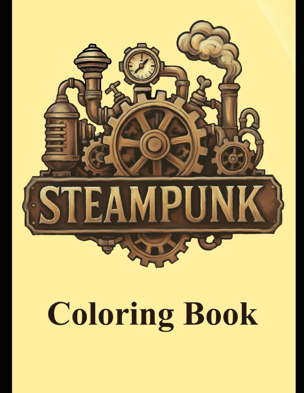 Steampunk coloring book