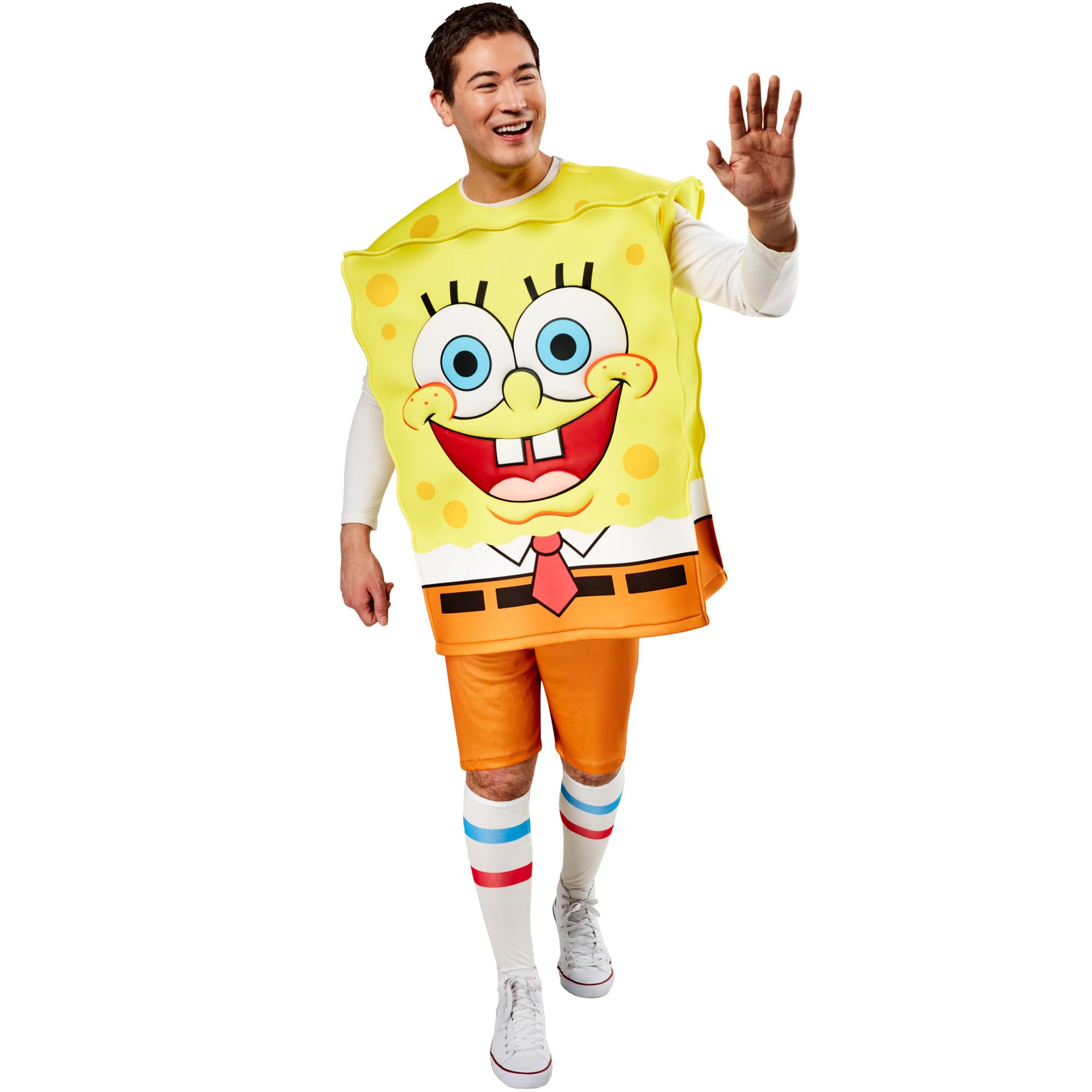 Rubies Official Nickelodeon Spongebob Squarepants Tabard, Adult Fancy Dress, Size M
