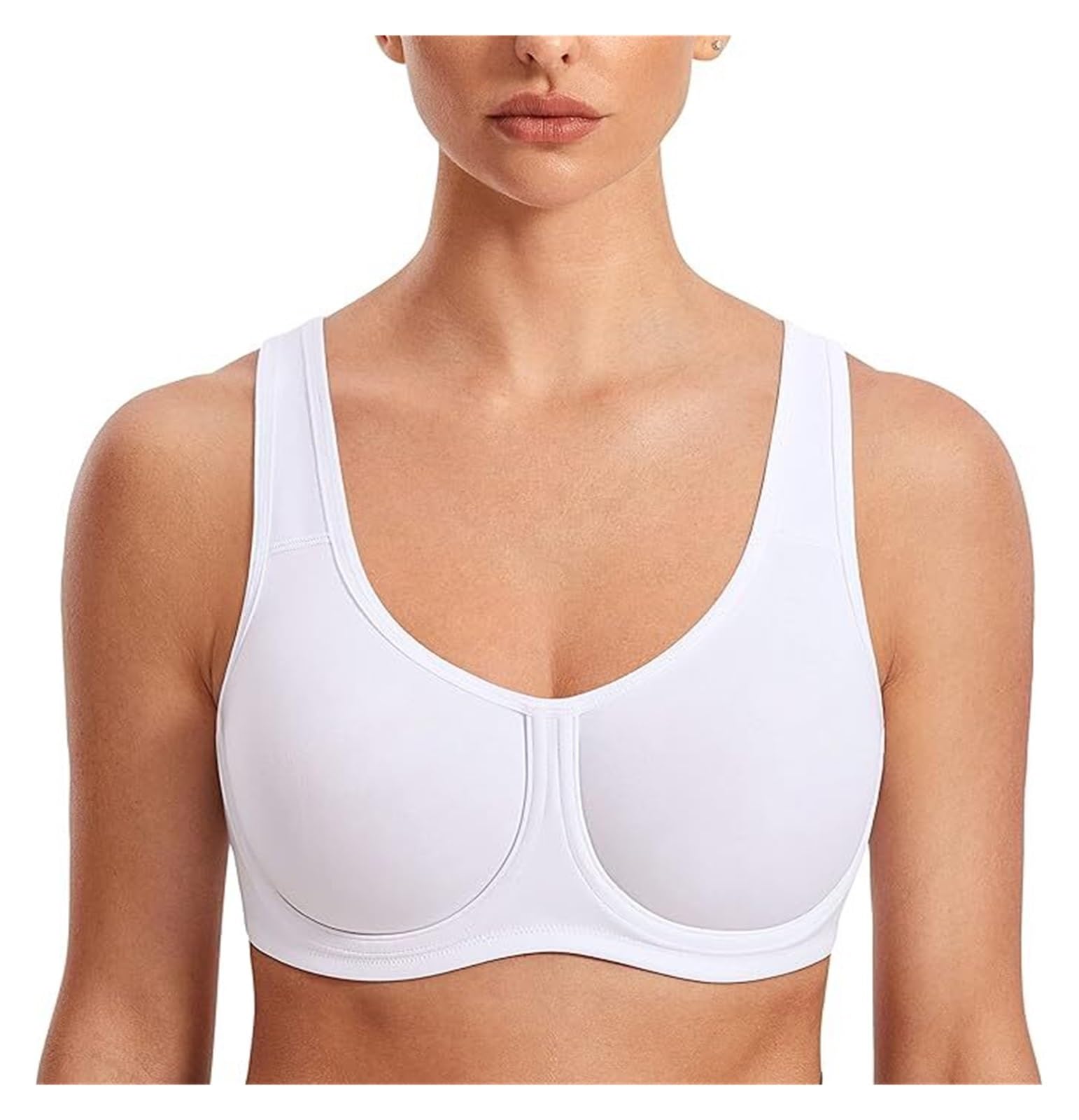 Sport Bra Women Control Gym Fitness Tops Activewear Beathable Yoga Curve Underwear