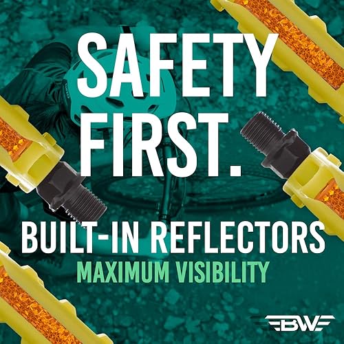 Miniatura 5 de BW Pedales de bicicleta juvenil, pedales de bicicleta de tamaño infantil con eje de 12, múltiples opciones de color disponibles