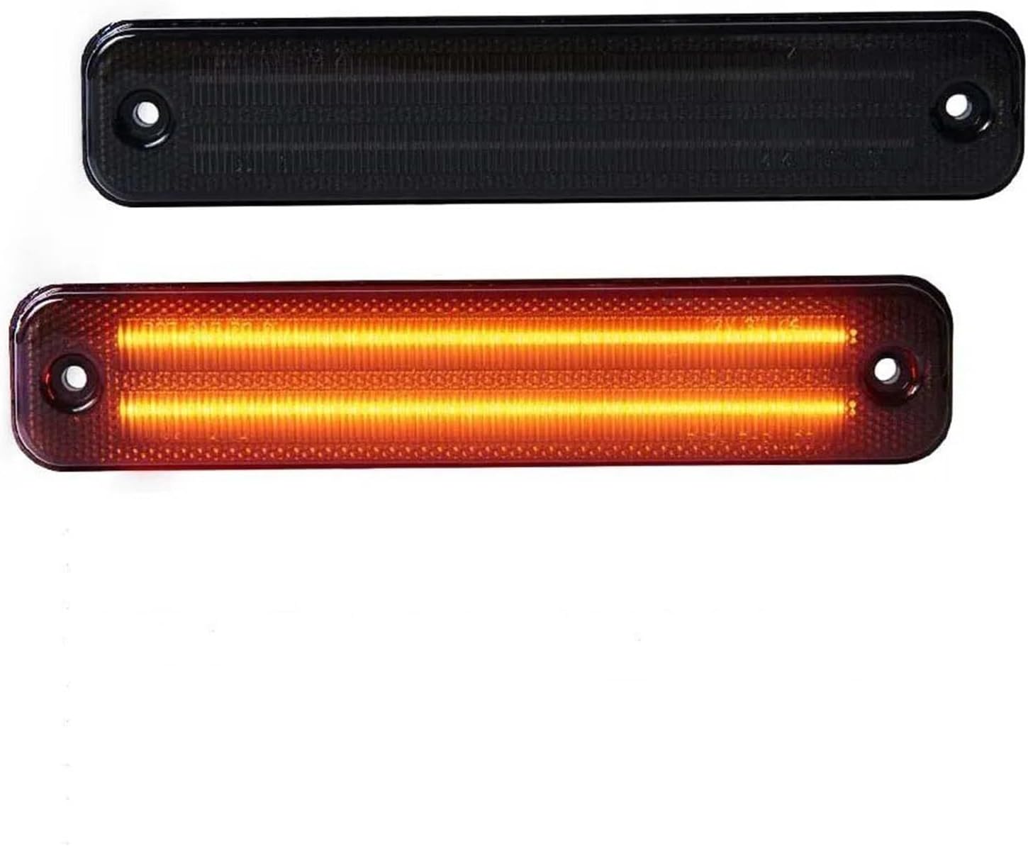 Side Indicator Side Marker Light For Hummer H2 2003-2009 2004 LED Warning Strobe Light Front Amber Or Rear Red Side Marker Lights Car Running Signal Lamp(2pc amber Light)