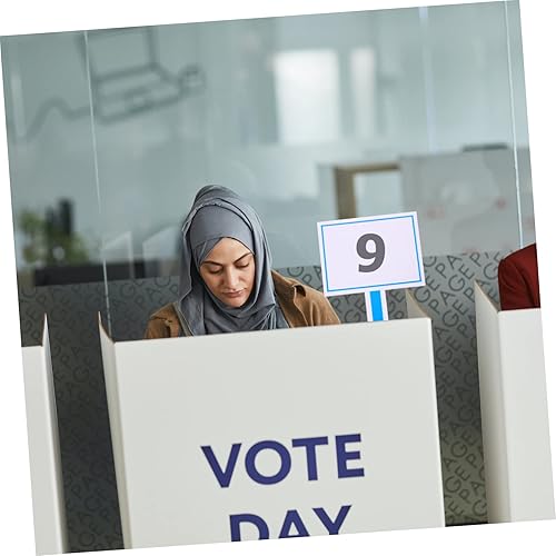 Miniatura 9 de STOBOK Paletas de pizarra blanca de mano de una cara borrable para eventos deportivos y uso en el aula y diseño fácil de limpiar