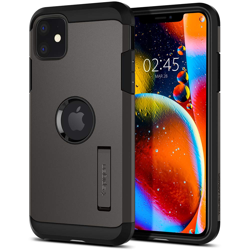 SpigenTough Armor Designed for Apple iPhone 11 Case (2019) - Gunmetal