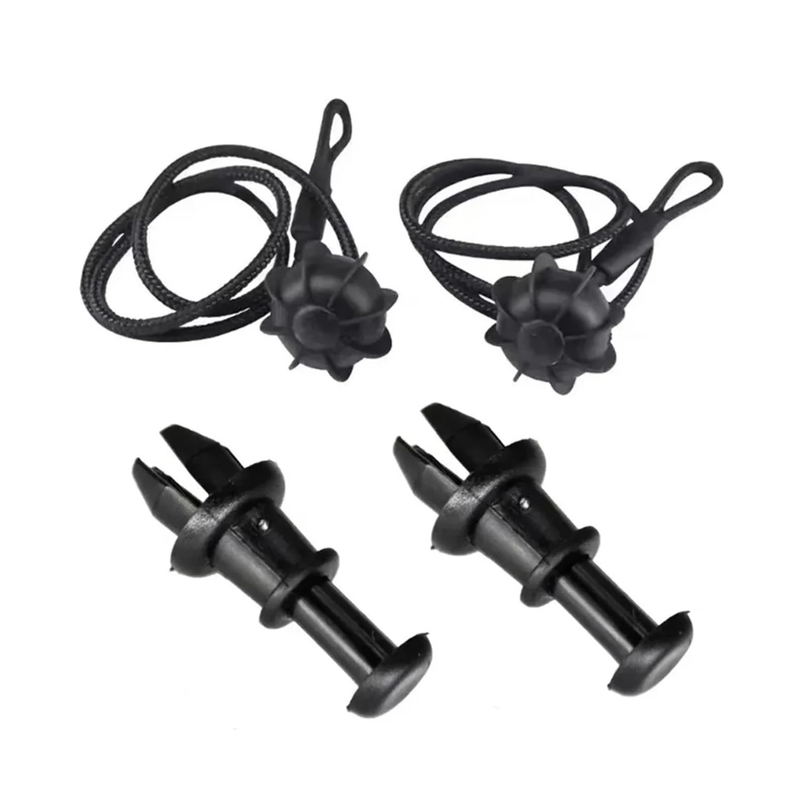 KXFVYNE Boot Trunk Parcel Shelf Fixing Strap String Clip 1M6867574A Compatible A3 S3 MK5 6 MK1 Auto Fastener(4pcs Sets)