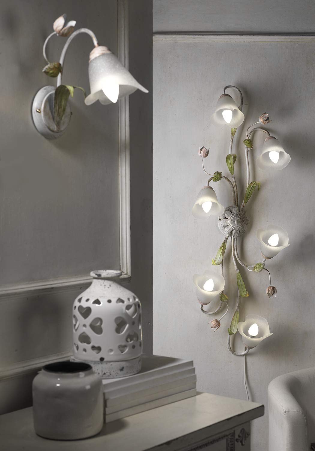 ONLI Applique Wilma 1 Luce, Bianco