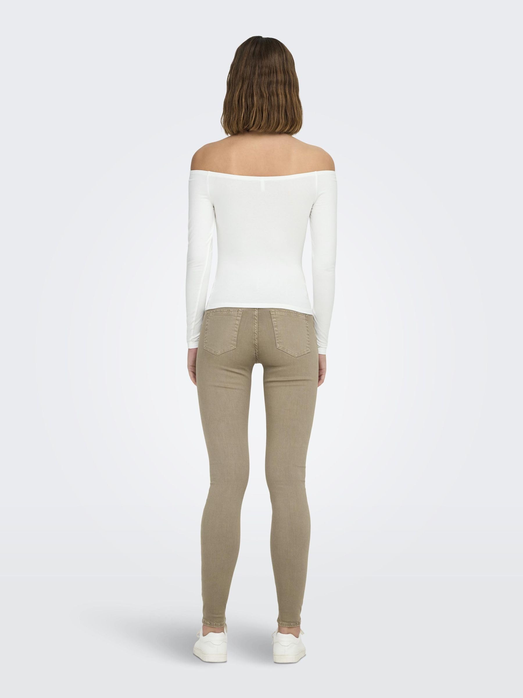 ONLY Damen Female Onllivelove Top Onllive Love Life L/S Off Shoulder JRS