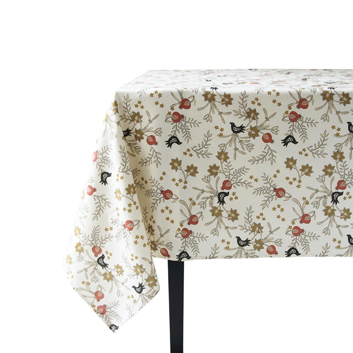 Coucke Mantel Estampado de Mestizo, granadas, 180 x 300 cm, Color Beige