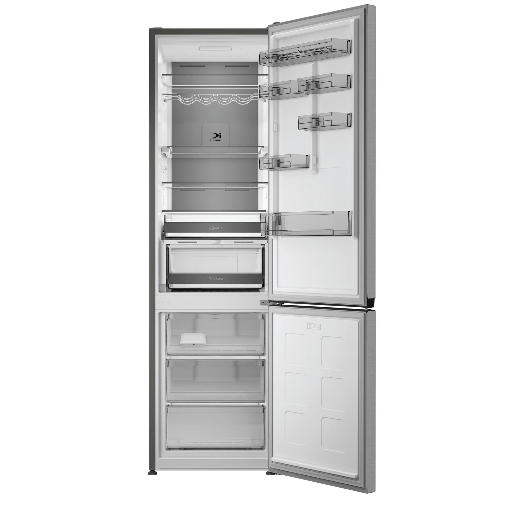 Bauknecht KGDNF 20CD IN Kühl-Gefrierkombination freistehend, 415 Liter, Dual Cool Total NoFrost, FreshShield, Smoothfit, Edelstahloptik