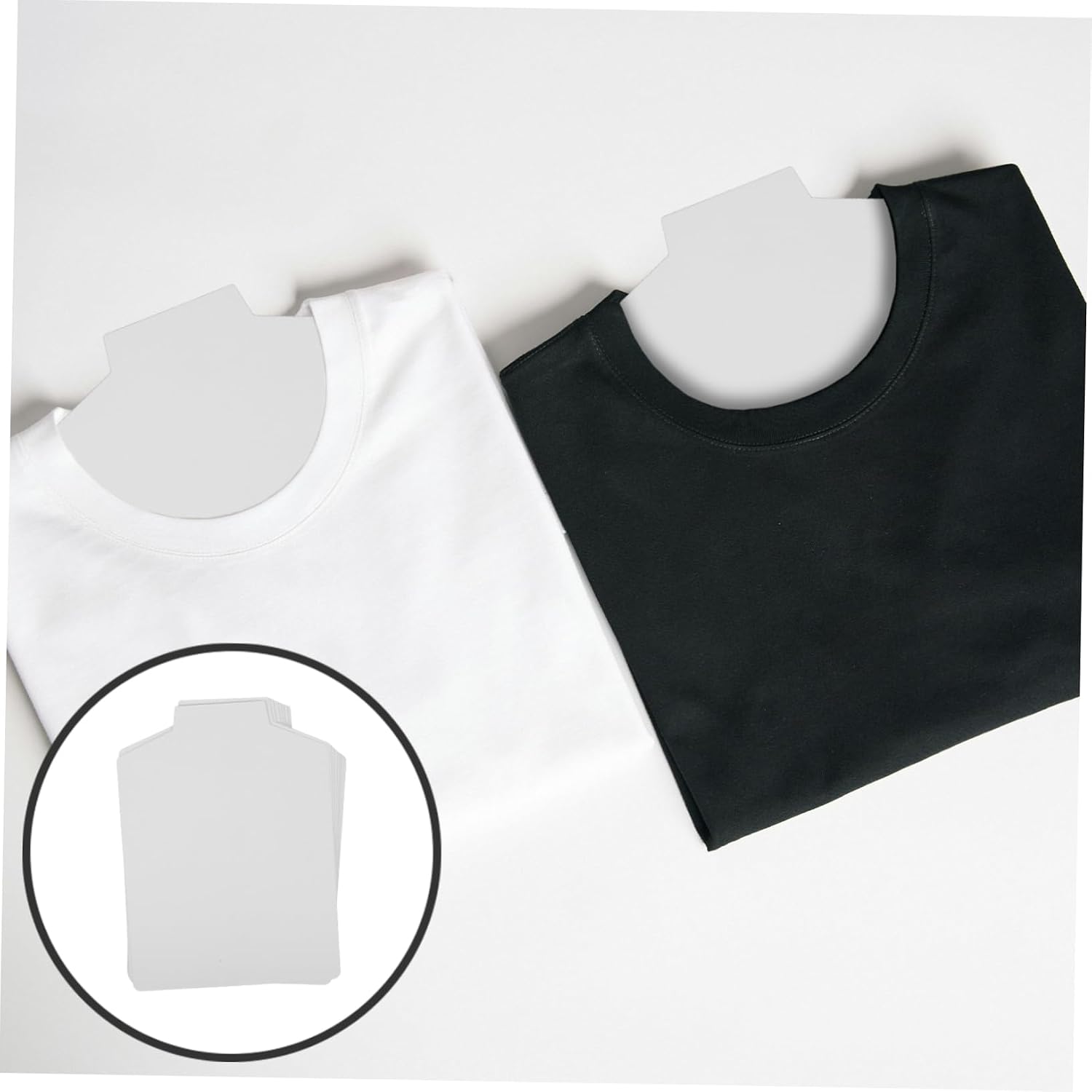 20sheets Cardboard Shirt Lining Corrugated Cardboard for Insert T-Shirt Board Garment Lining Sturdy User-Friendly