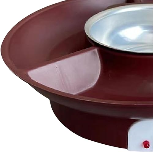 Miniatura 6 de Fenteer Fuente de fondue de chocolate, fuente de chocolate, fabricante de fondue, idea de cita nocturna, control de temperatura, juego de ollas de