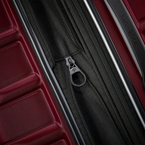 Image of Samsonite Omni 2 Hardside Expandable Luggage with Spinner Wheels, 2-Piece Set (19 /24), Nature Merlot