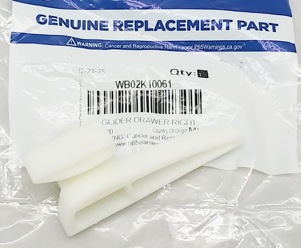 WB02K10061 Oven Range Stove Drawer Support Glide - New - Right Side - Genuine OEM - R8-B13L e - EA251122