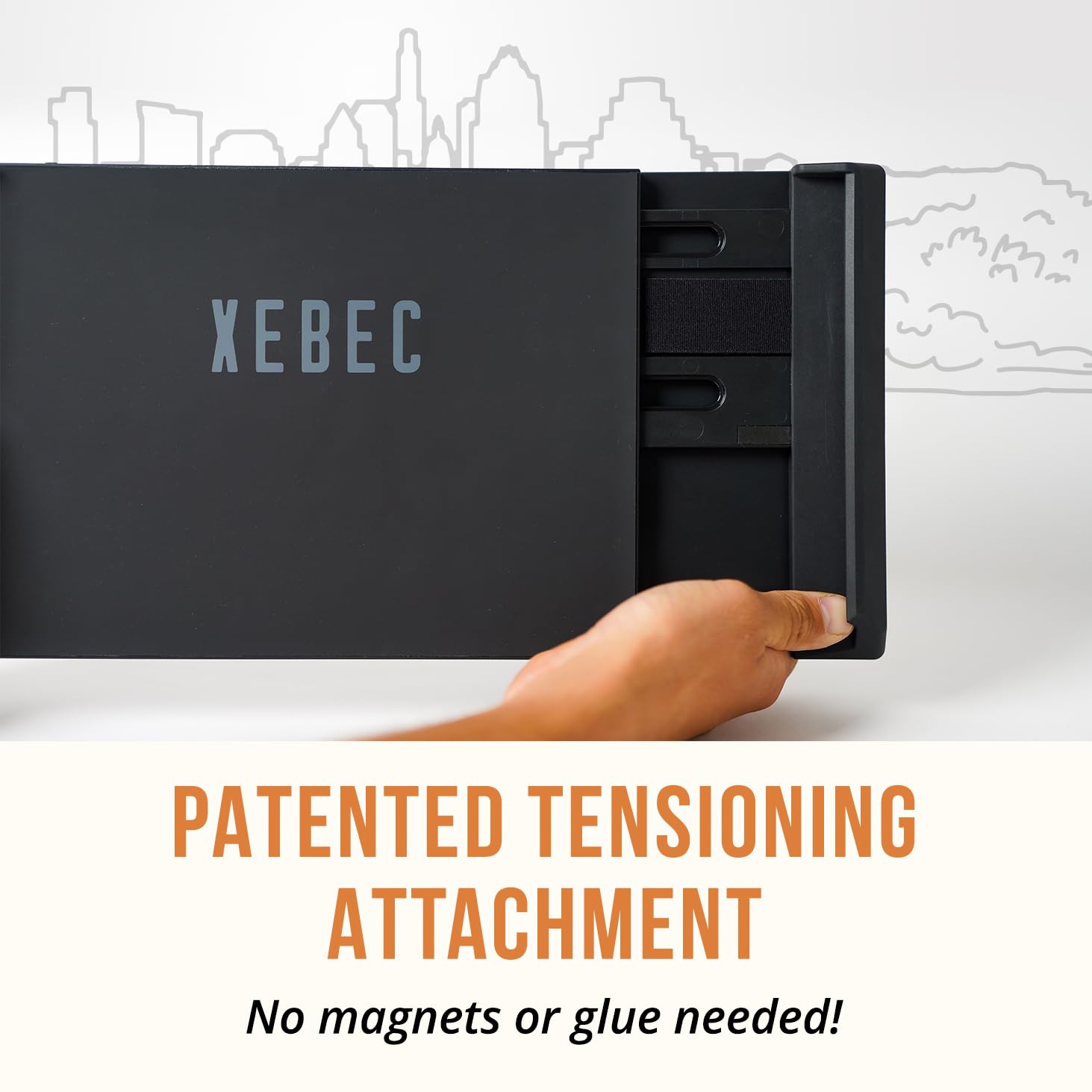 Xebec Tri-Screen 3 Laptop Screen Extender | Portable Monitor for