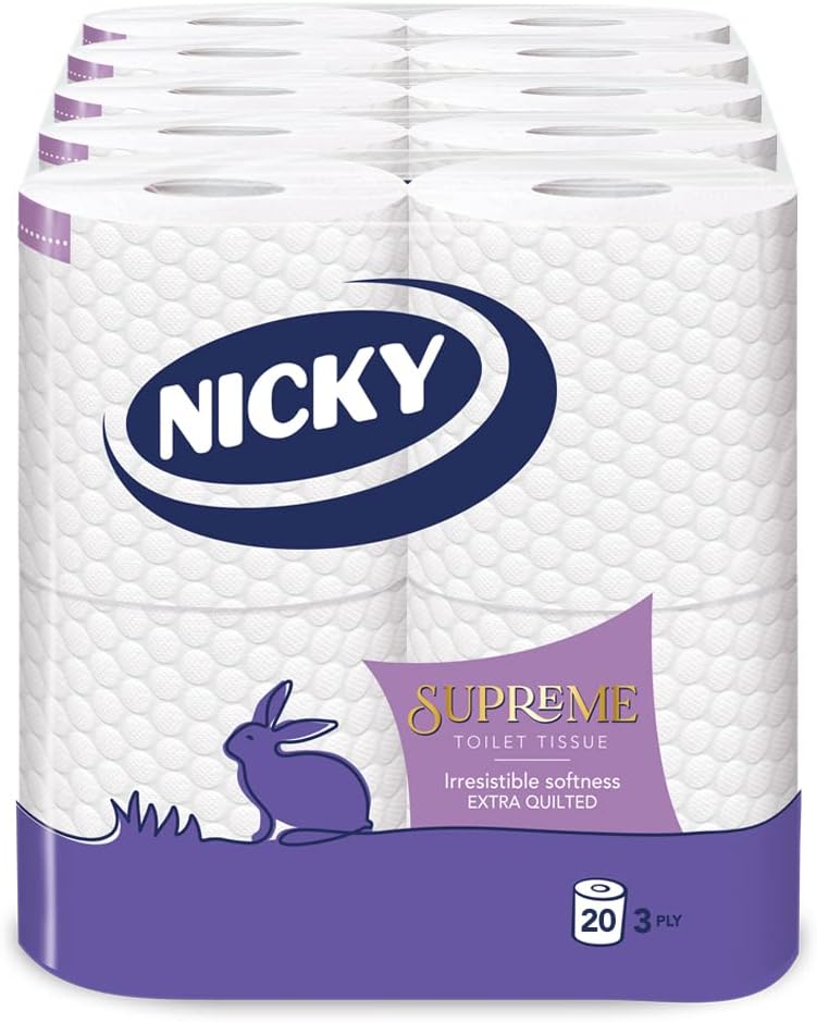 Nicky Supreme Toilet Tissue โ 20 Rolls