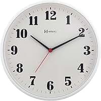 Relógio de Parede Quartz Branco