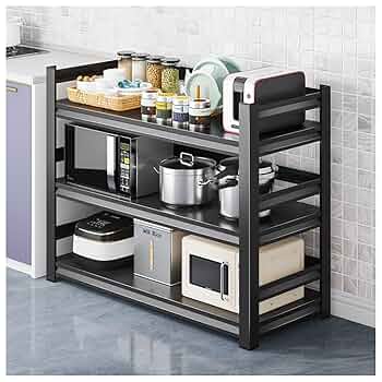 Amazon｜Vzxdzn スチールラック 幅120 メタルラック 3段 高耐