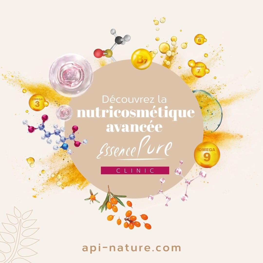 Vitamines Cheveux, Peau et Ongles Essence Pure, 60 Gélules | Vitamines, Minéraux et Actifs Sélectionnés, Formule Beauté Complète, Fortification, Croissance, Cheveux, Peau et Ongles