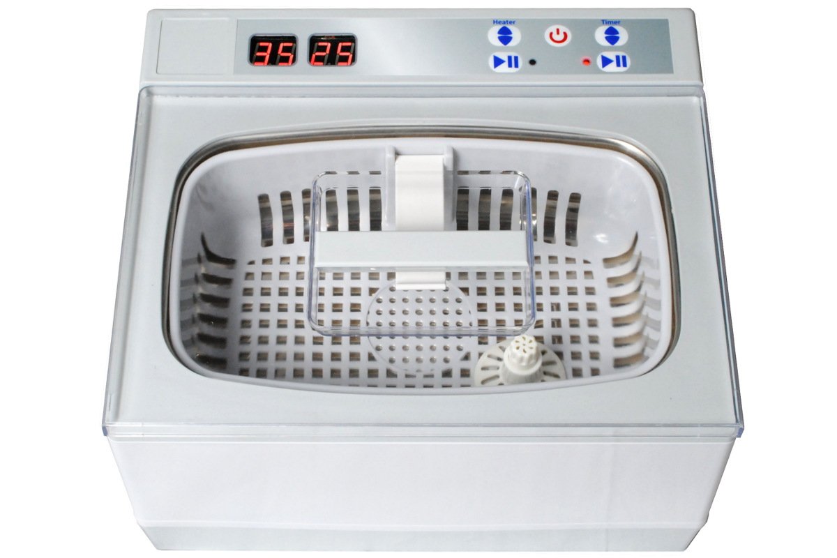 Large Professional Heated Ultrasonic Cleaner with Timer, 2.5L Capacity