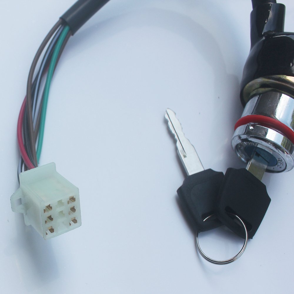 Exclusive Discount 80% Offer KIPA 6-Wires Key Ignition Switch for Kazuma Meerkat 50CC Falcon 90CC 110CC 125cc RedCat ATV Quad Limited Stock KIPA 6-Wires Key Ignition Switch for Kazuma Meerkat 50CC Falcon 90CC 110CC 125cc RedCat ATV Quad