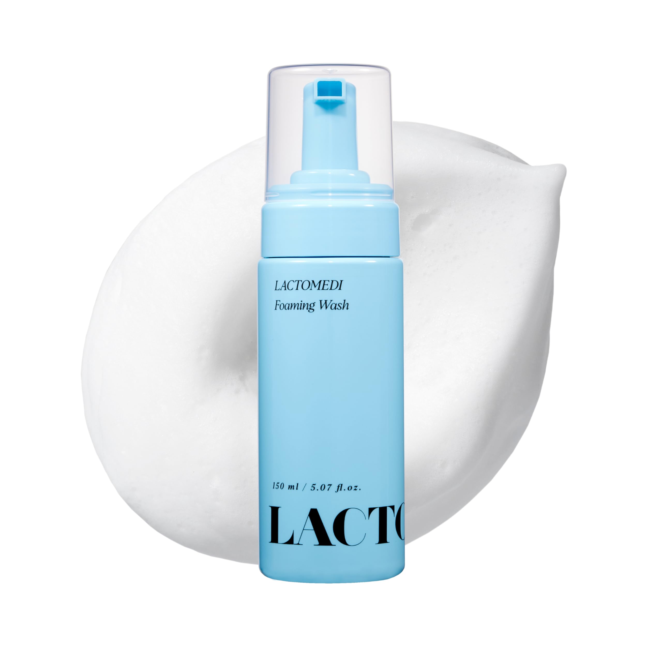 LACTOMEDIFeminine Foaming Wash | Gentle Foam Cleanser for Intimate Hygiene | pH-Balanced Formula for Sensitive Skin | Yeast infection treatment | EWG Green Certification | 5.07 fl oz.