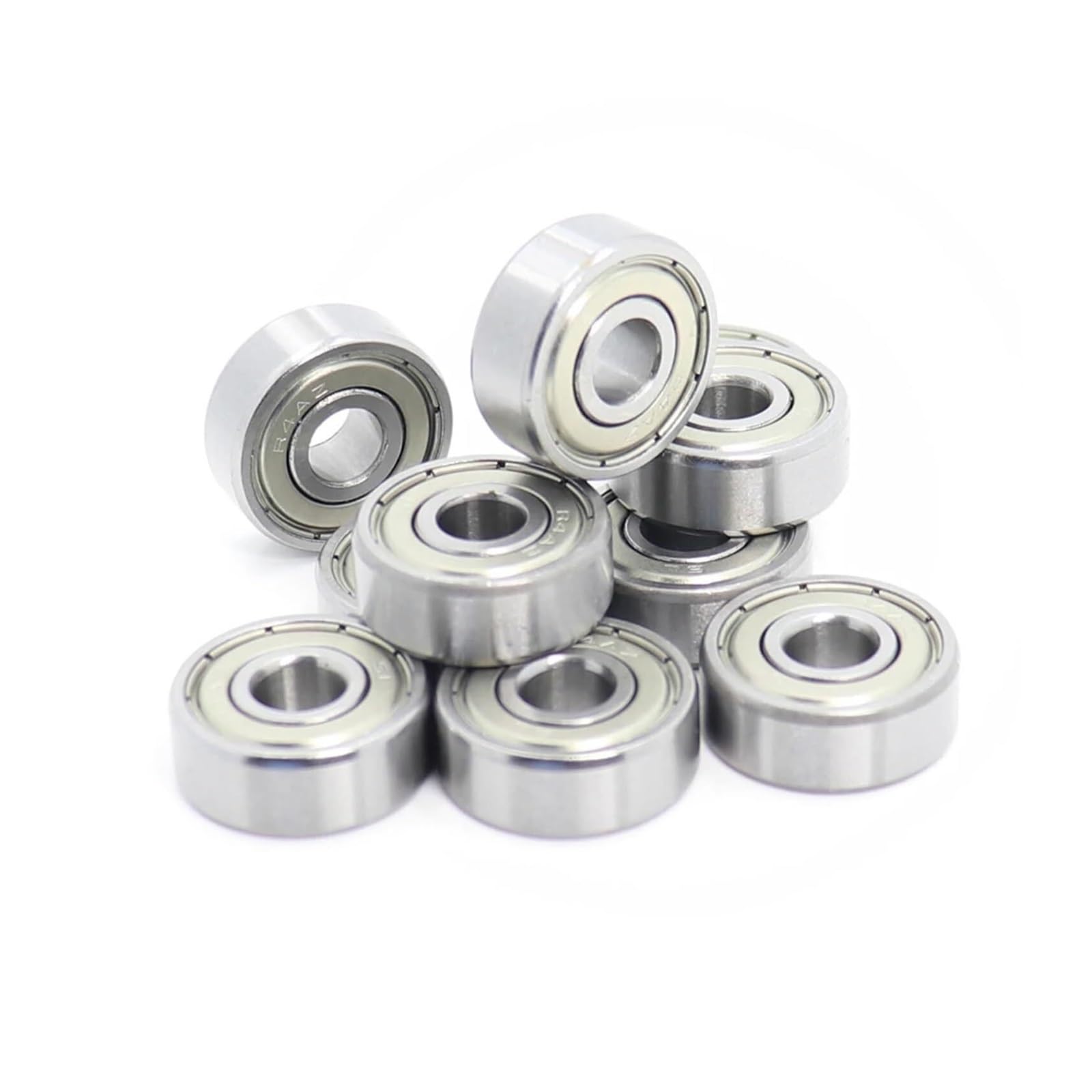 R4zz R4Azz Rodamiento R6zz R8zz ABEC-1 10PCS Rodamientos de bolas en miniatura con doble blindaje en pulgadas R4z R4Az R6z R8z(R4ZZ-A1-10PCS)(R6ZZ-A1-10PCS)