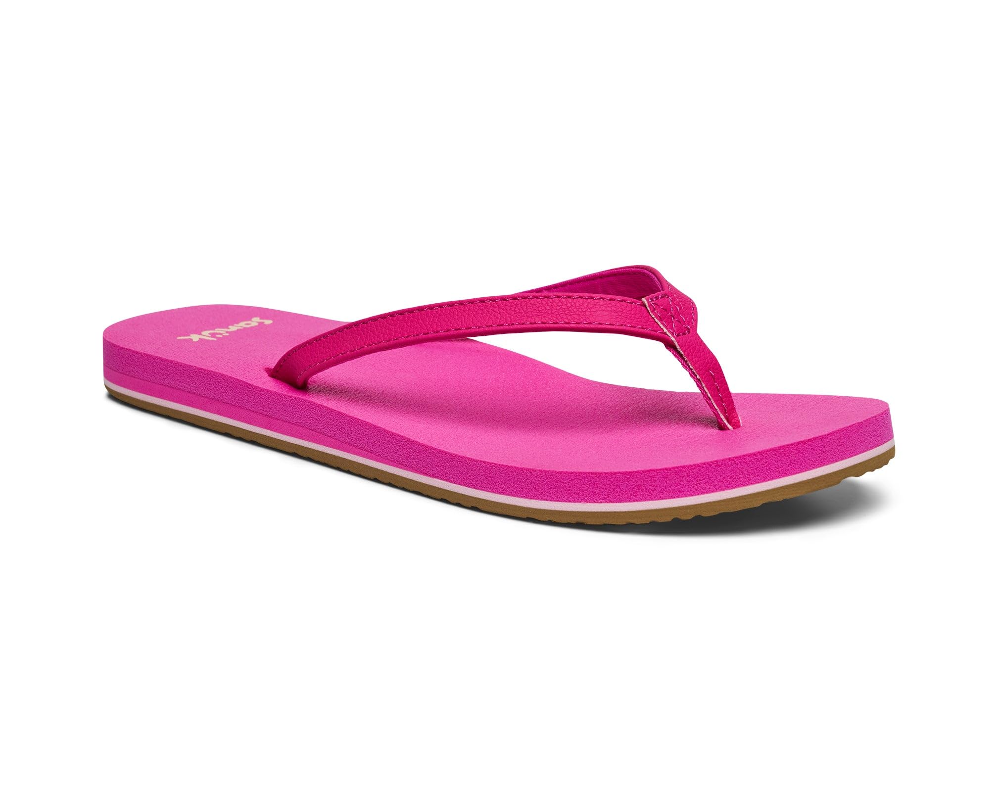 Yoga Joy Womens Flip Flops | Yoga Mat Footbed | Sandals for Women | Womens Yoga Sandals | Women's Beach Sandals