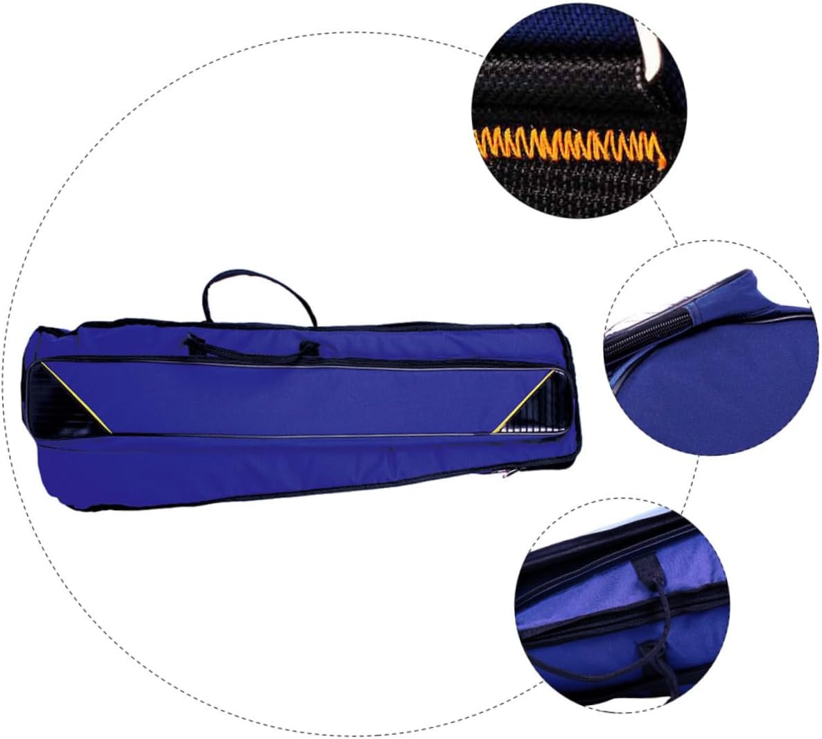 Holibanna Large Capacity Oxford Cloth Trombone Bag with Shoulder Straps Shockproof High Density Cotton Padding Musical Instrument Storage Case for Musicians