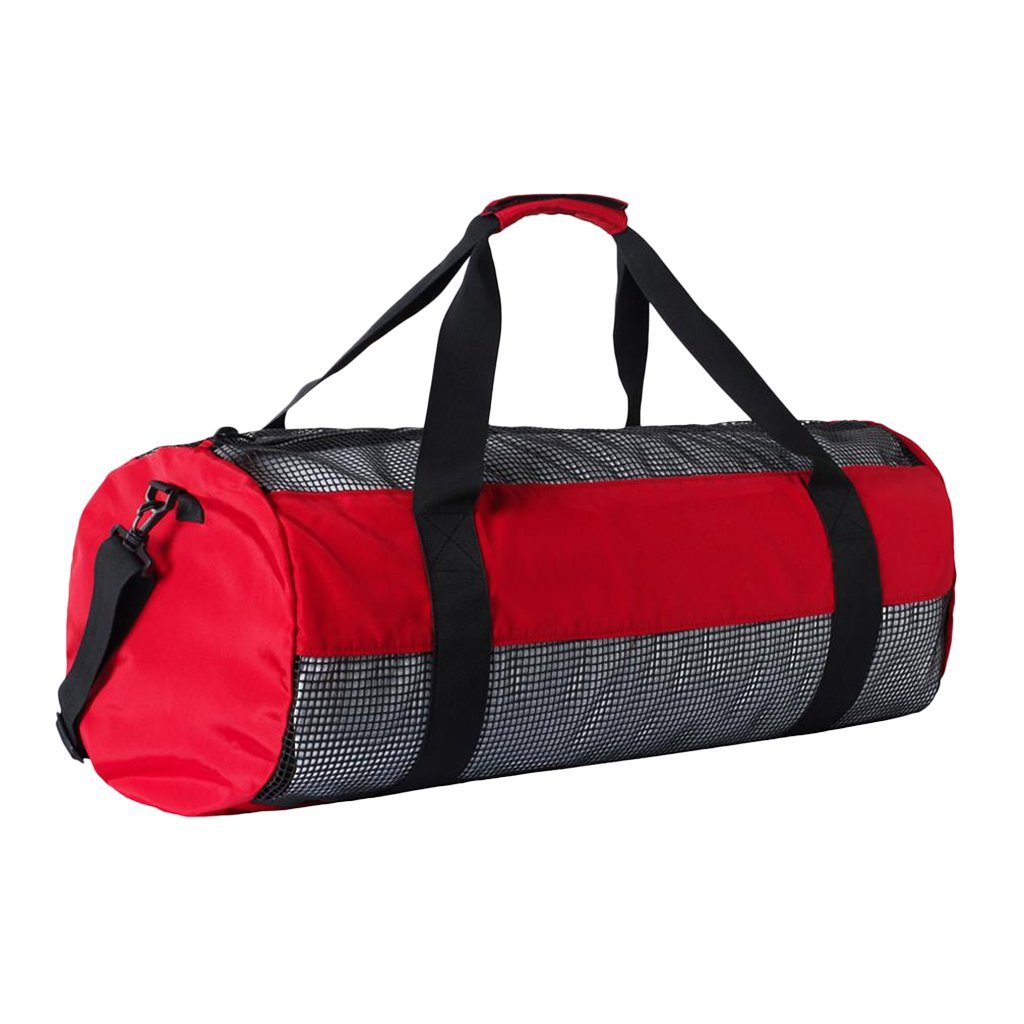 Sac de plongée grande capacité en maille filet Sac à main Sac à bandoulière pour entraînement de natation, plongée avec tuba