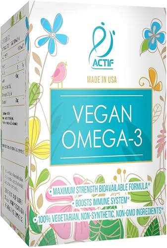 Miniatura 2 de Cápslas blandas veganas de Omega 3. Algal DHA El mejor suplemento prenatal DHA y aceite de pescado con ácidos grasos naturales 60 unidades de 600