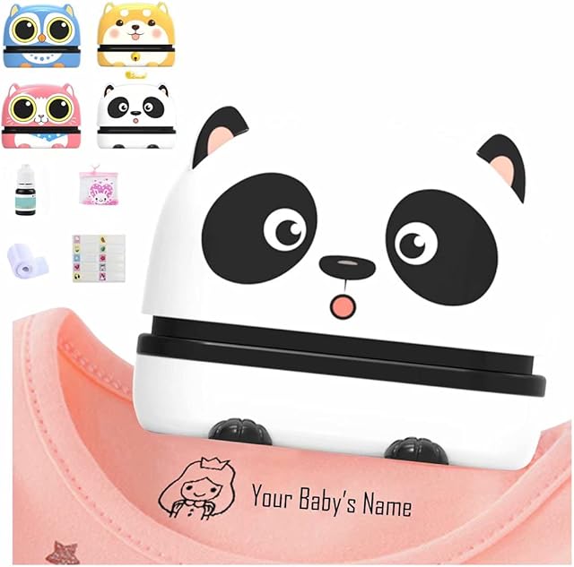 TAIDII Name Stamp Personalized Stamper Clothing Stamp Self Inking Name Stamp Children's Seal Baby Student Clothes Chapter Custom School Uniform Name Word Waterproof Wash Not Faded Stamp