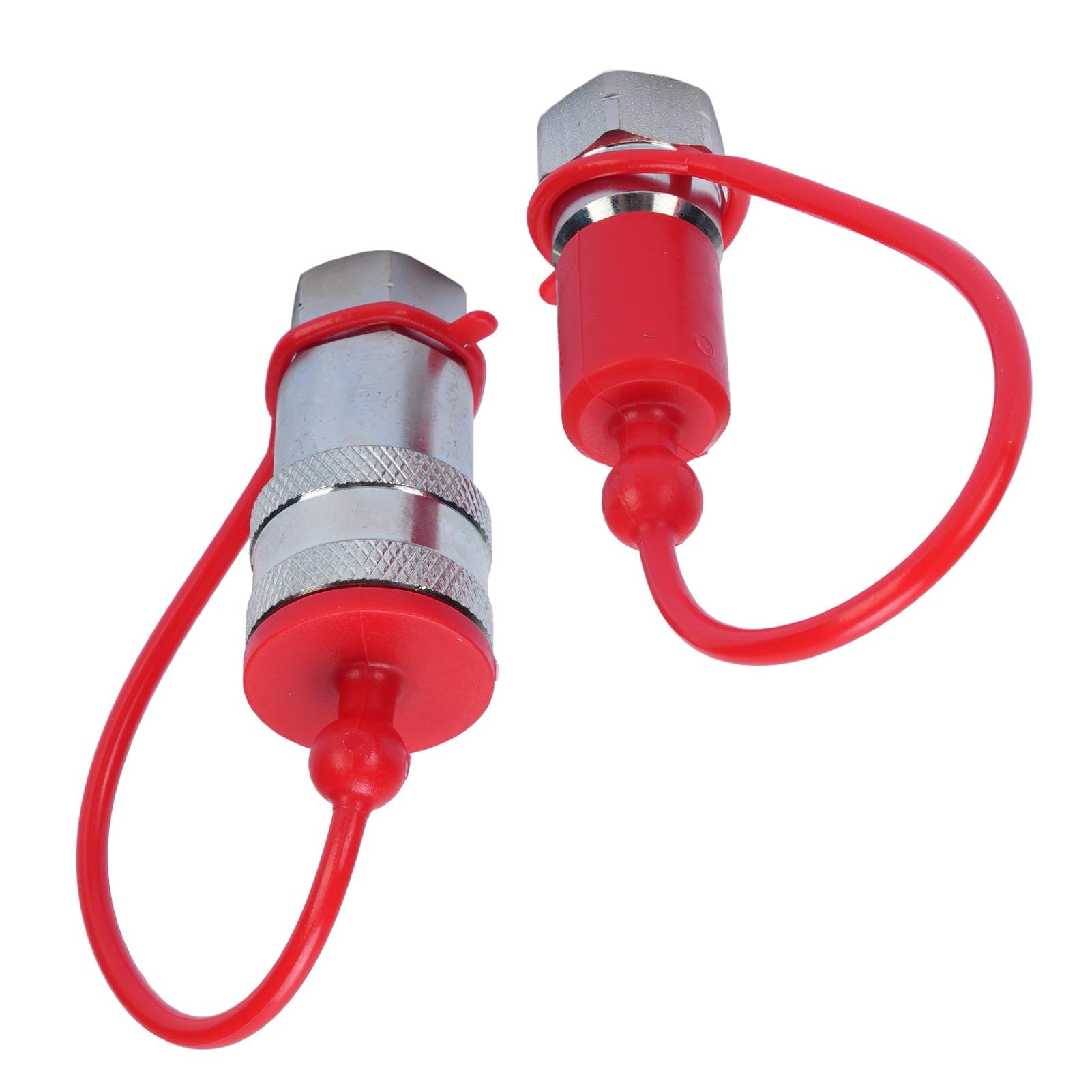 Set di 2 raccordi Idraulici a innesto rapido con Filettatura NPT da 1/4 di Pollice per Punte degli ugelli delle idropulitrici, Raccordo Girevole a innesto rapido con 7 Angoli