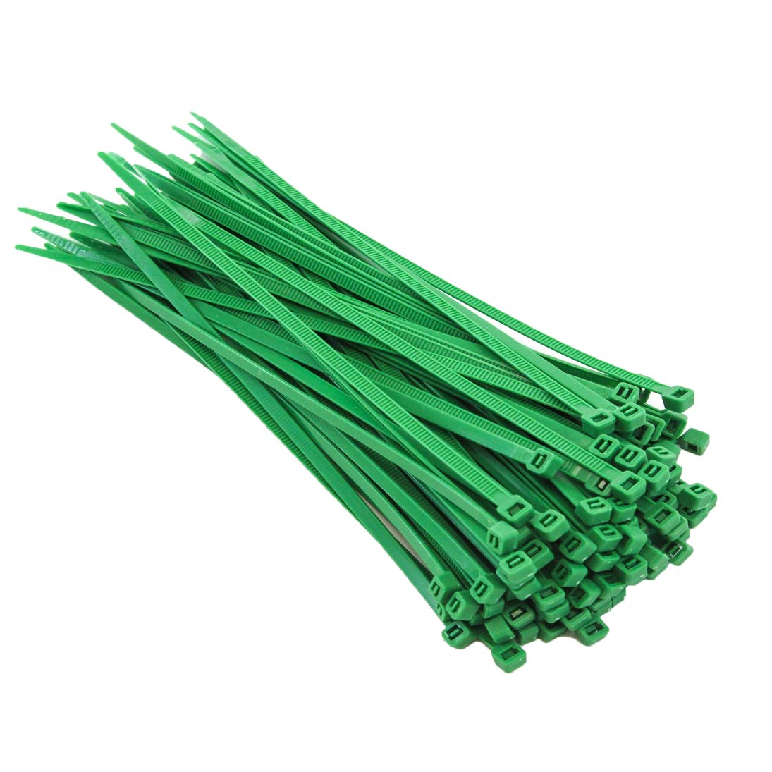 Ukcable-Ties Green Cable Ties 100Mm X 2.5Mm Nylon Zip Tie Wraps - (Pack Of 25)