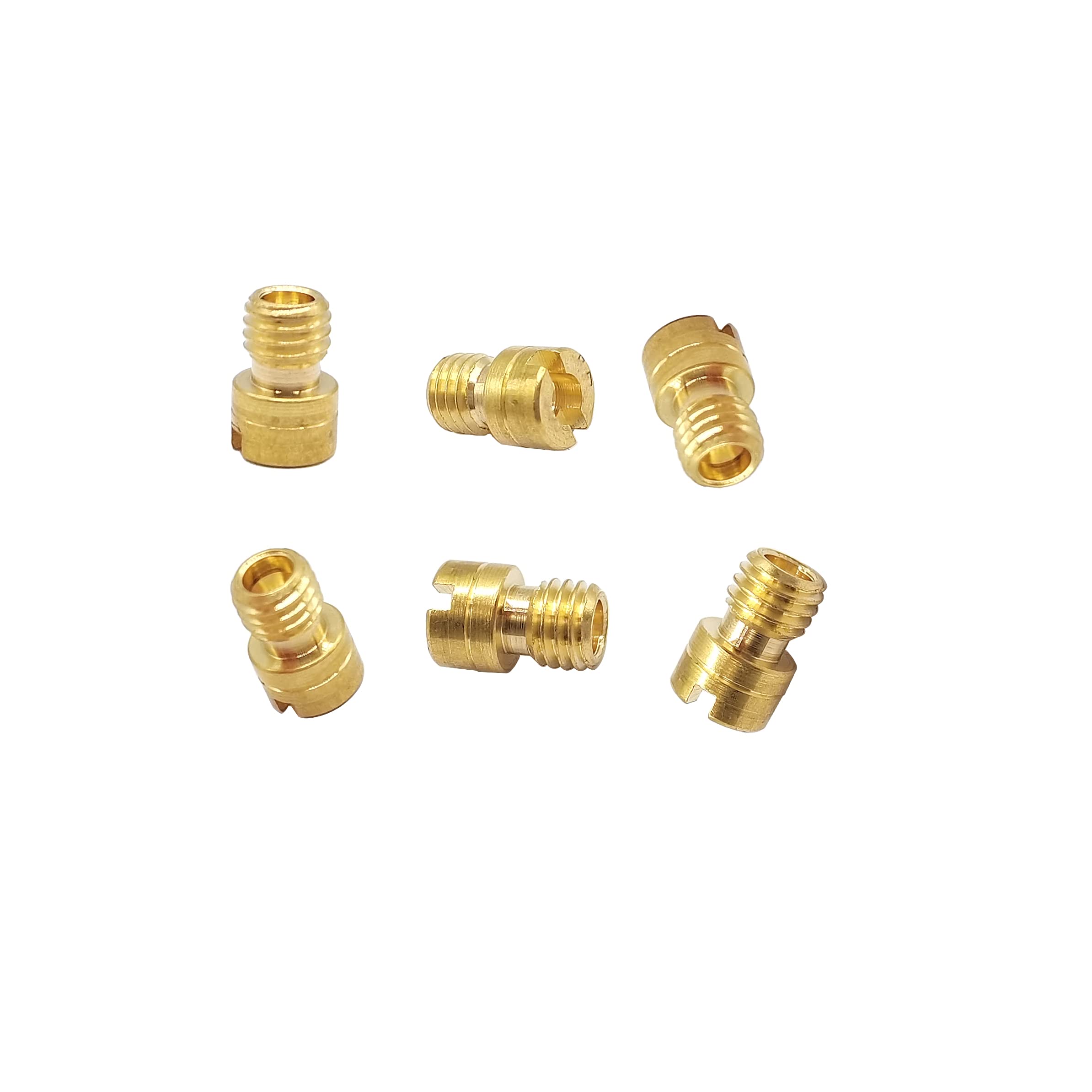 6mm Round Head Main Injectors Nozzle Compatible with Kawasaki KSF YM SV650, Carb N102/221 High Speed Jets fit for Bandit250 Start jet (80# 82.5# 85# 87.5# 90# 92.5#)