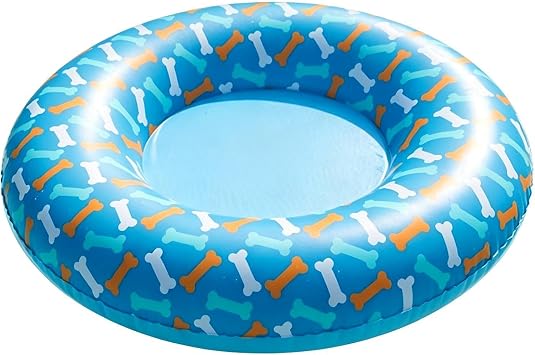 Pool Float for Dogs - Anti-Slip Leak-Proof High Load-Bearing PVC - Small Dog Pool Float | for Lake Beach Games Water Party Pond, Small and Medium Breeds