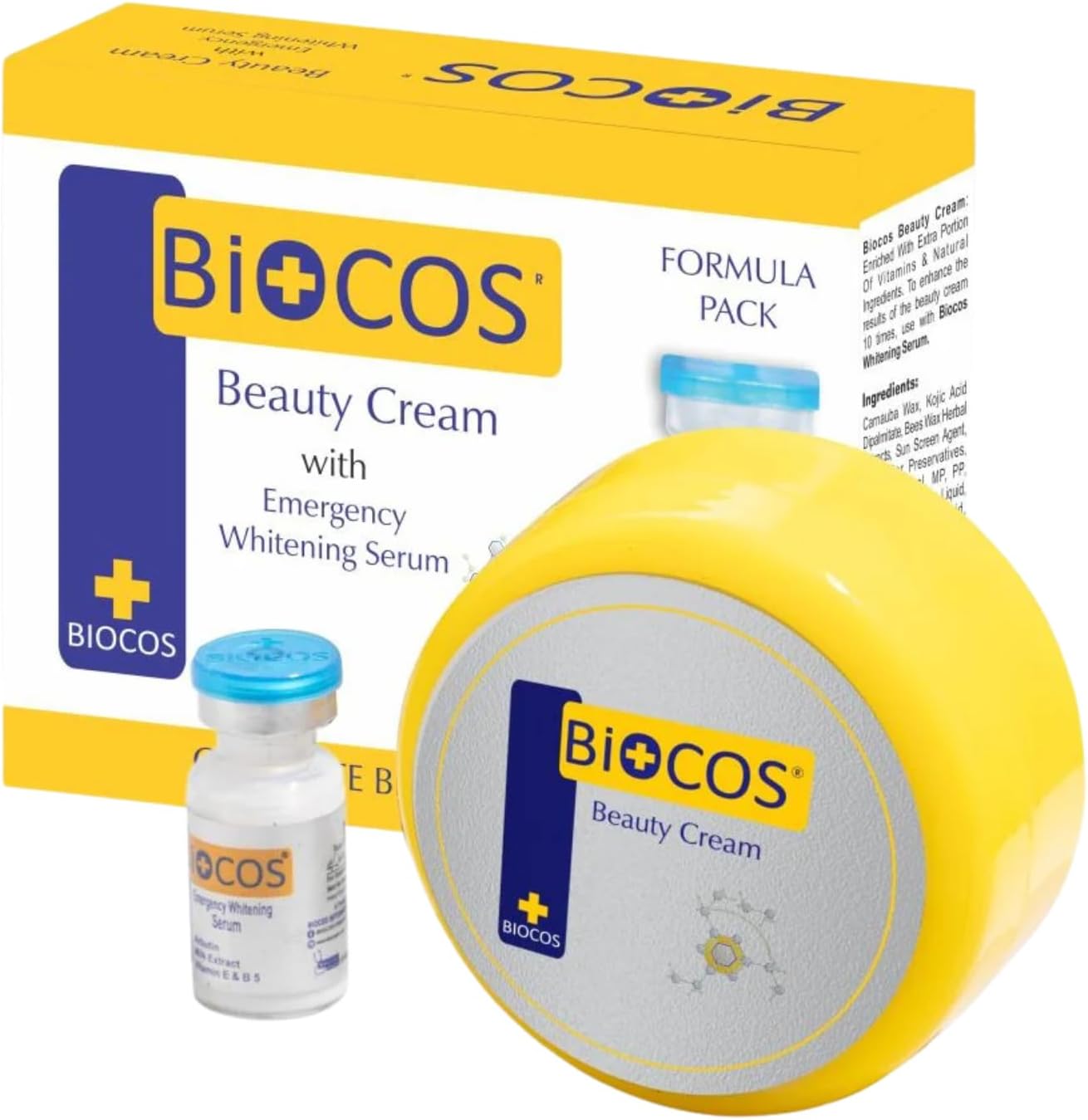 BIOCOS Beauty Cream & Whitening Serum Fairness Magic Night Repair Cream