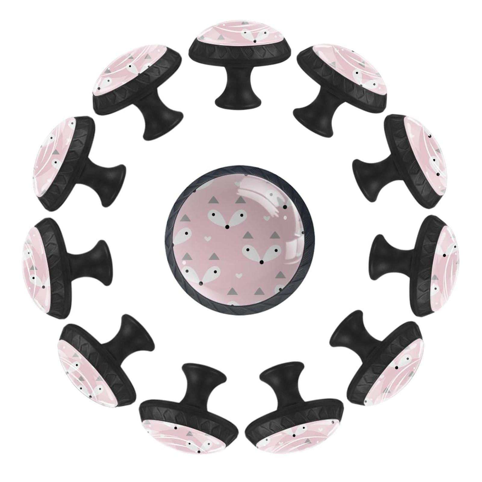 Boutons de tiroir renard pastel créez un cocon de douceur pour votre bébé lot de 12