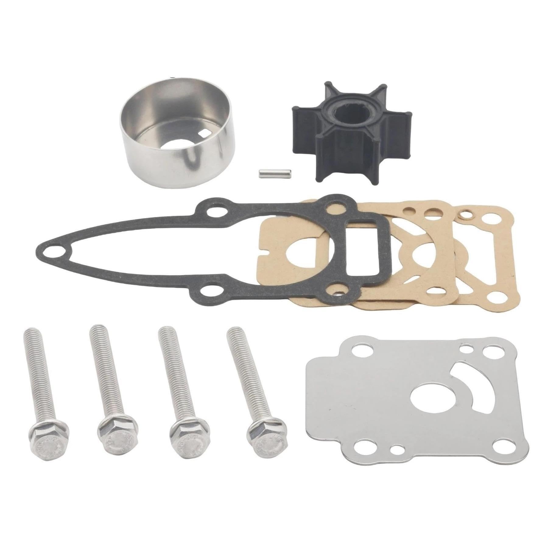 3B2-87322 Wasserpumpenlaufrad-Reparatursatz Ersatz für T-hatsu N-ssan 8 bis 10 PS M NS 8 9,8 B für M-rcury Außenbordmotor 803750A03
