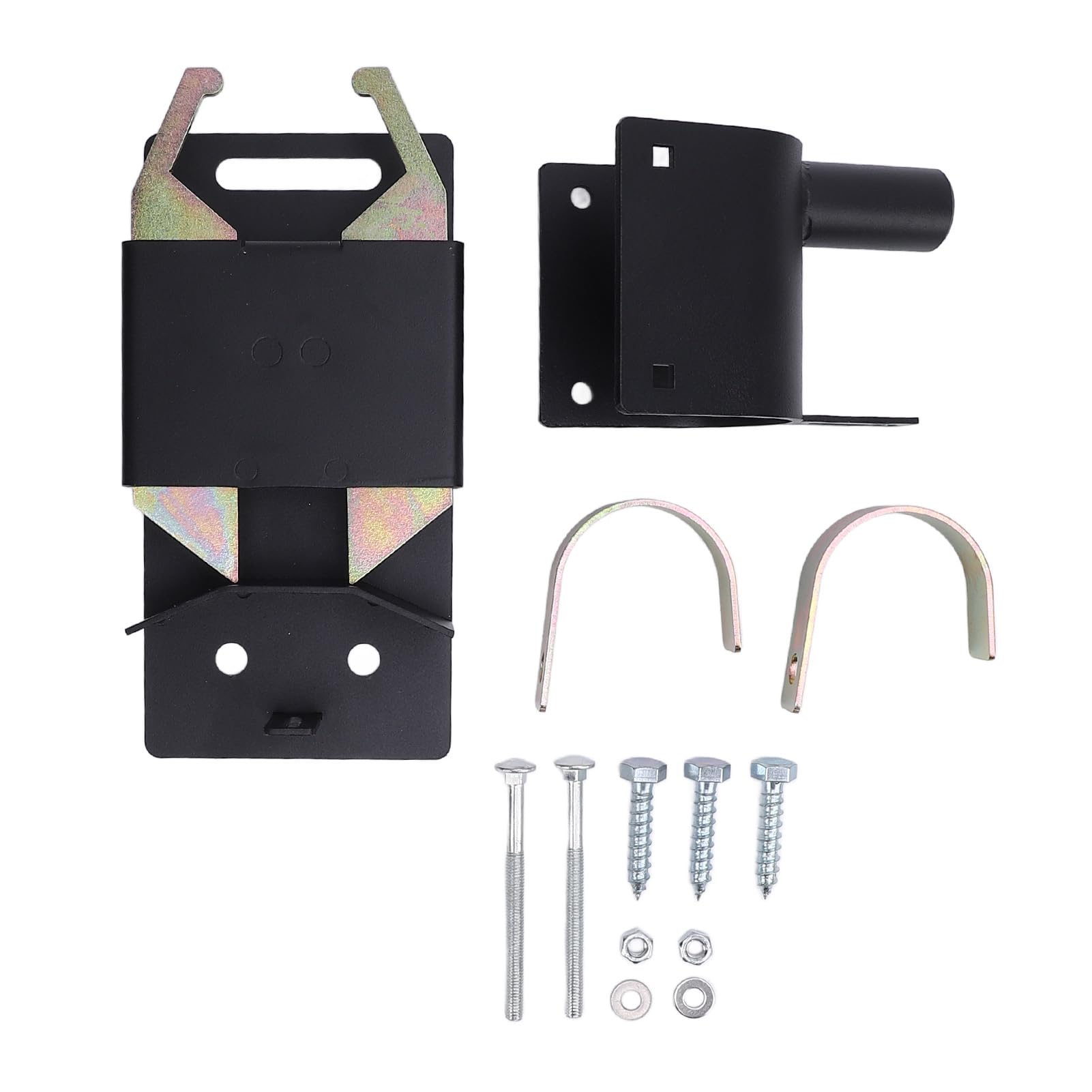 Heavy Duty Farm Gate Latch, 2 Way Lockable Design | Konstrukcja stalowa, Łatwa obsługa jedną ręką, Idealny dla zwierząt gospodarskich, Opcja automatycznego zamykania