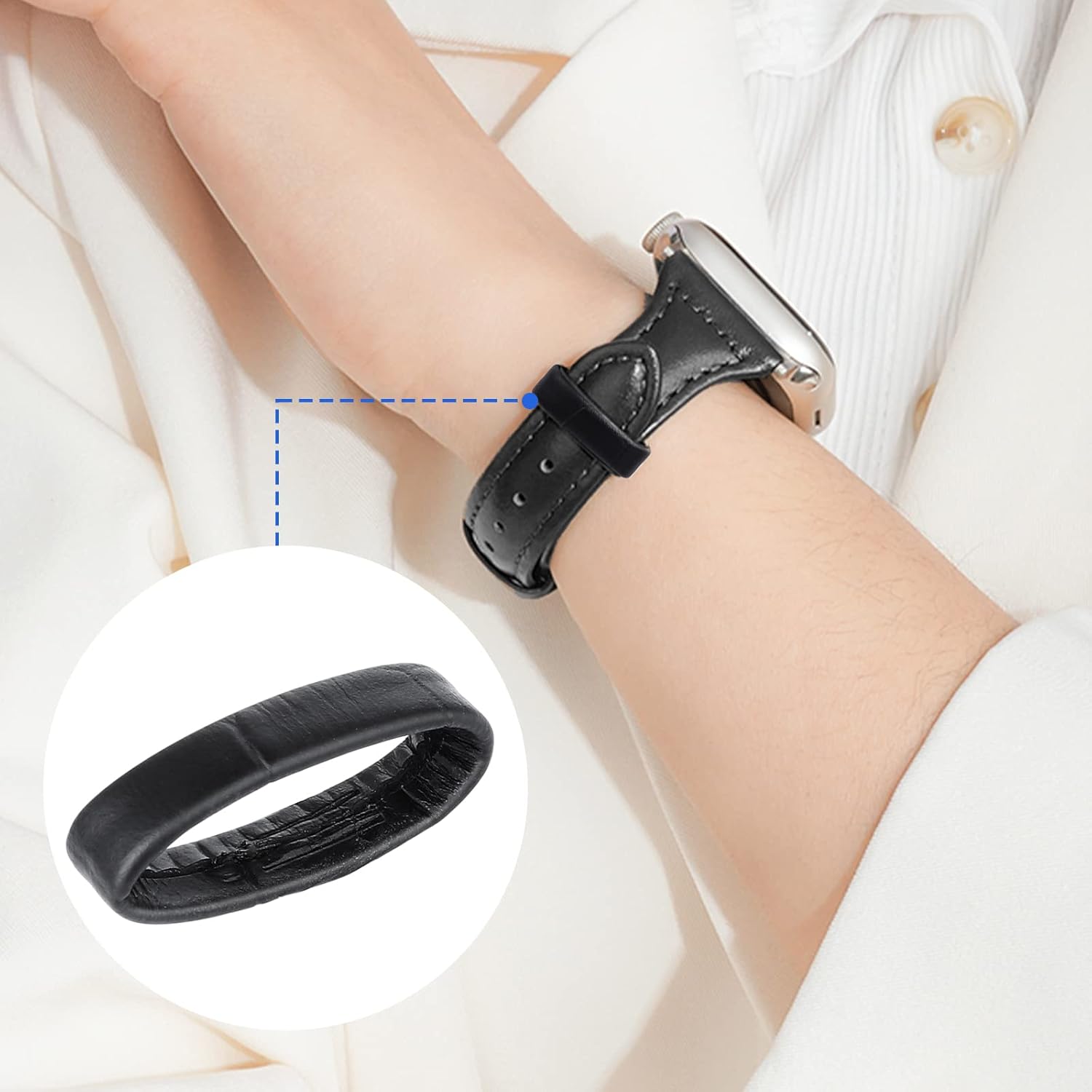 Cobee boucle cuir montre image 2