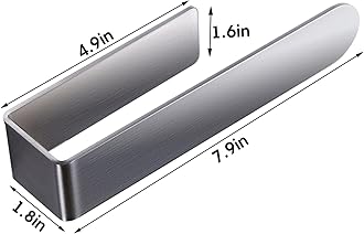 Taozun Hand Towel Holder/Hand Towel Ring - Self Adhesive Bathroom Towel Bar Stick on Wall, SUS 304 Stainless Steel Brushed