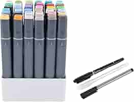 Amazon.co.jp: マーカー アルコールマーカー 36色セット