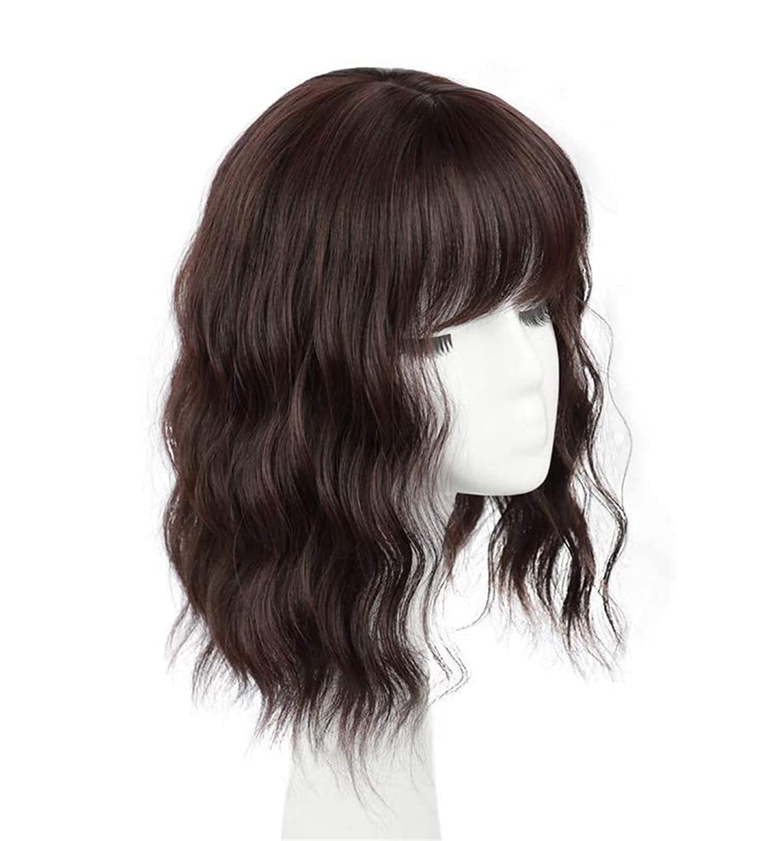 Buy Wavy Hair Toppers with Bangs for Women, Synthetic Crown Toppers