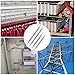10pcs Universal Automotive Ground Straps, 10/12 inch Engine Ground Strap Kit Braided Copper Ground Straps Automotive Ground Strap Wire Ground Strap Connectors for Most Cars (Silver)
