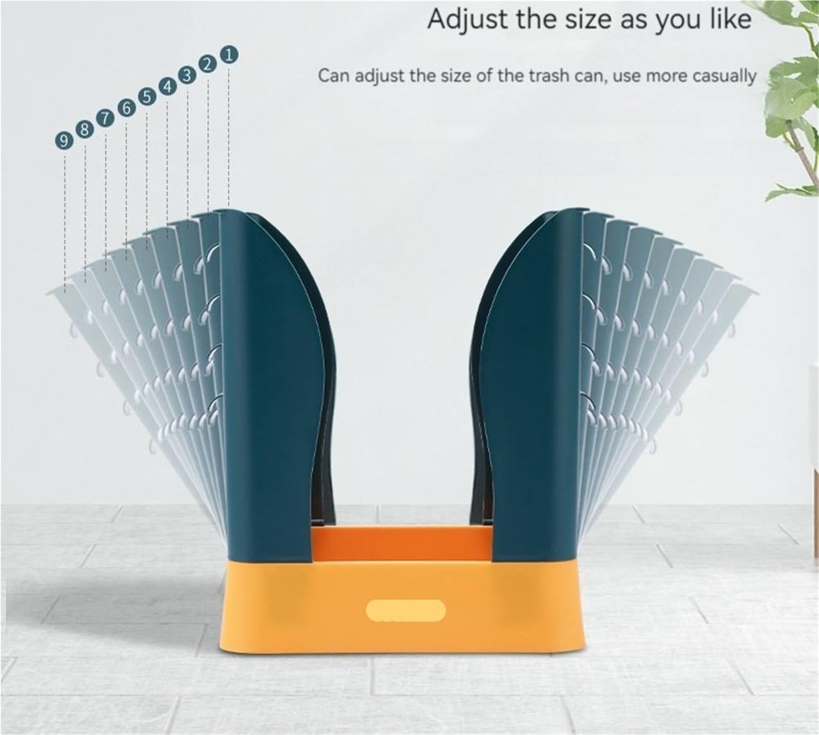 Soporte for Bolsas de Basura portátil, Cubo Plegable, Extensible for Acampar, Interior y Exterior, 3 uds para Bolsas(Gray)
