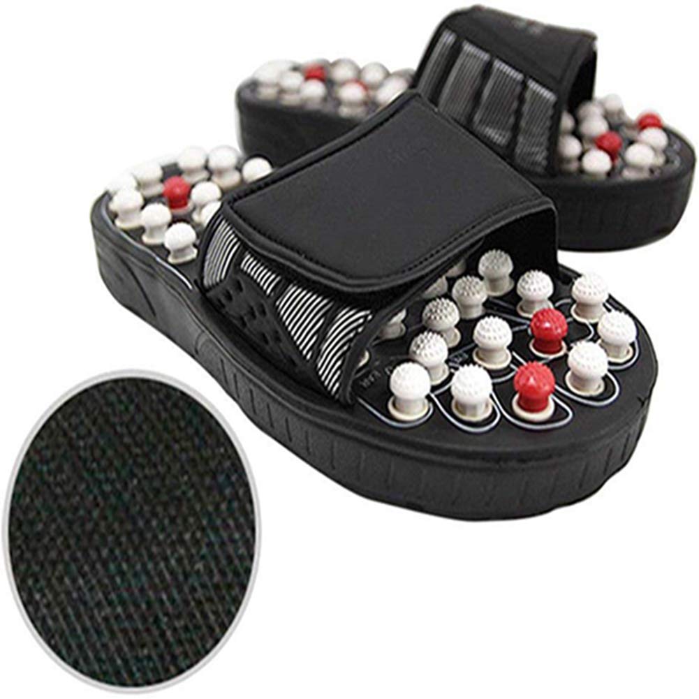 Appareil de massage des pieds - Chaussures de thérapie magnétique - Thérapie Anself, Acupression - Pantoufles de réflexologie, sandales pour homme
